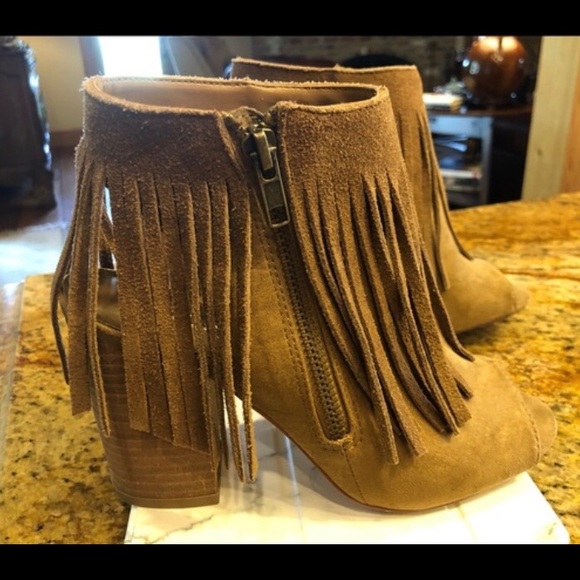 Carlos by Carlos Santana Suede Fringe Bootie - Picture 3 of 4